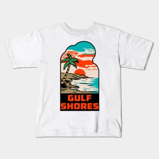 Gulf Shores Alabama Beach AL Kids T-Shirt